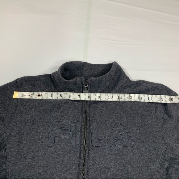FILA Women's Fleece lined Fullzip jacket grey Meduim - Picture 4 of 12